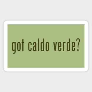 Got caldo verde? Sticker